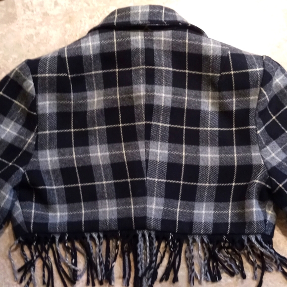 Vintage Gray Plaid LIMBO Wool Blazer - Picture 4 of 6